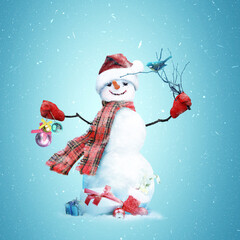 Schneemann - Weihnachtsmotiv