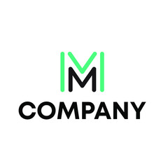 M logo
