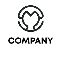 M logo