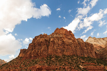 Rock formations at Zion National Park, Utah, USA