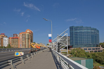   The new dual-car bridge. Conducted the final works