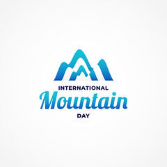 World Mountain Day Design Template Illustration