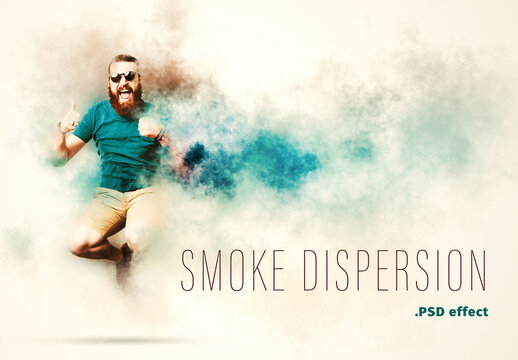 Smoke or Dust Dispersion Effect Mockup