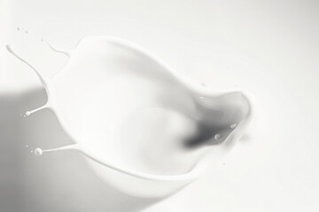 Abstraction with splashes of milk