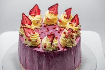 Tasty cake for celebration wedding or birthday party