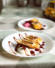 Strudel with fruit