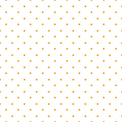 yellow dots with white background seamless repeat pattern