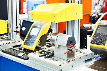 Combined markers at the exhibition