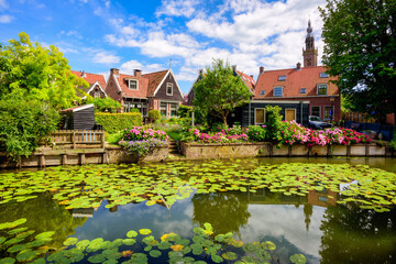 Fototapeta na wymiar Edam town, North Holland, Netherlands