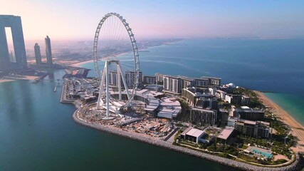 Ain Dubai ferris wheel on Bluewaters island in Dubai, UAE