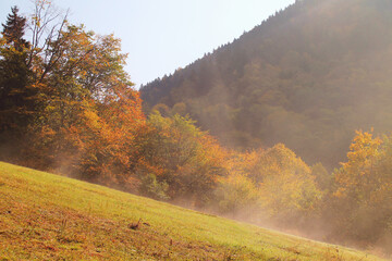 autumn in the mountains