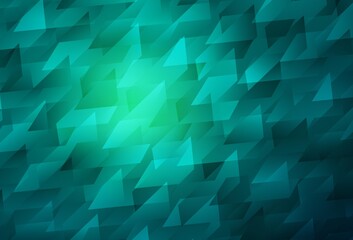 Obraz premium Light Green vector pattern in square style.