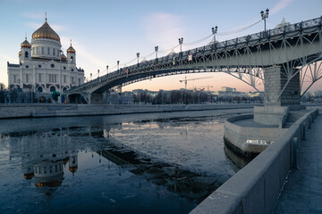 Patriarchal bridge at the Cathedral of Christ the Saviour