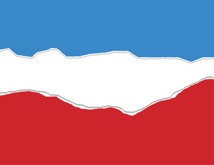 Ripped paper. Torn, ripped pieces. Vector illustration.