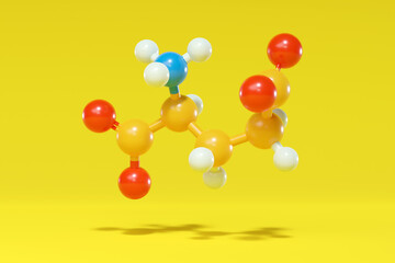 Glutamic acid (l-glutamic acid, Glu, E) amino acid and neurotransmitter molecule.