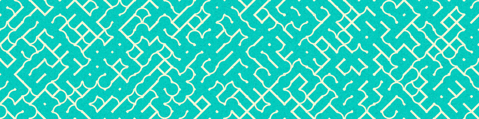 Abstract Geometric Pattern generative computational art illustration