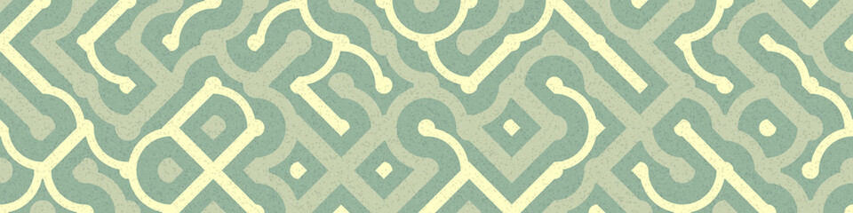 Abstract Geometric Pattern generative computational art illustration