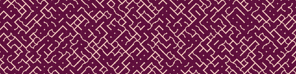 Abstract Geometric Pattern generative computational art illustration