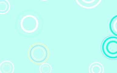Light Blue, Green vector layout with circle shapes.