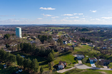 Aerial view of North Huntingdon, Westmoreland County, Pennsylvania.