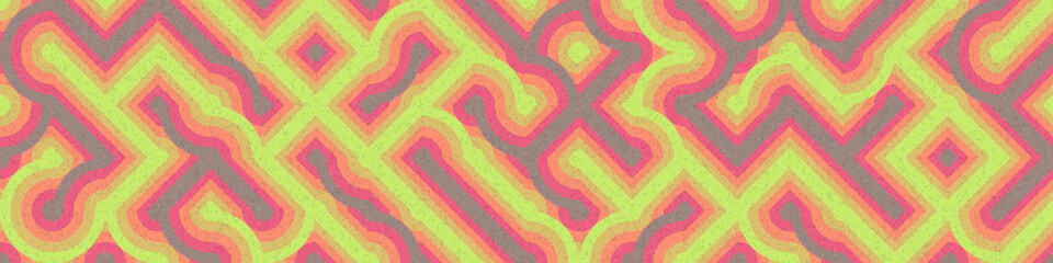 Abstract Geometric Pattern generative computational art illustration