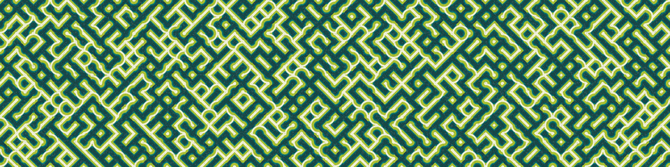 Abstract Geometric Pattern generative computational art illustration
