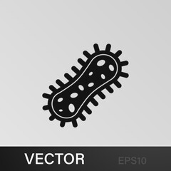 bacterium icon. Element of virus icon. Premium quality graphic design icon. Signs and symbols collection icon for websites, web design, mobile app