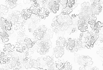 Light Gray vector pattern with random forms.
