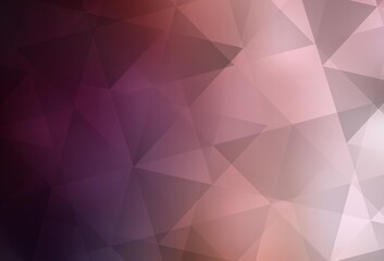 Obraz premium Light Pink vector abstract polygonal background.