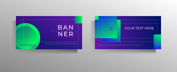 Cover for banner, flyer, poster template set. Colorful vector geometric design.