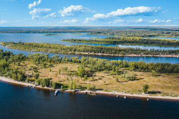 Volga summer view