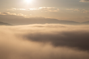 Fototapeta na wymiar Smog clouds