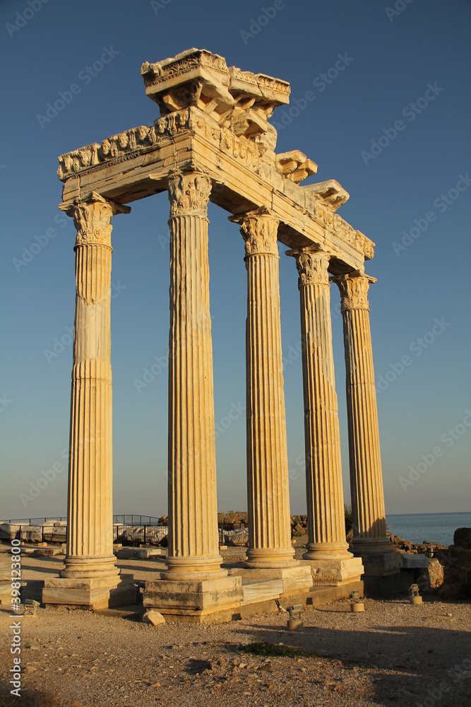 Wall mural temple of apollo