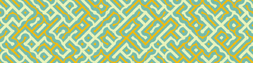 Abstract Geometric Pattern generative computational art illustration