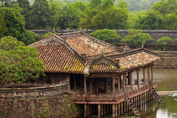 Mausoleum of Tu Duc, Hue, Vietnam, Asia