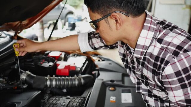 Maintenance service check car engine