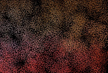 Dark Red, Yellow vector background with stright stripes.