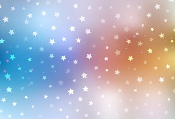 Light Blue, Yellow vector background in Xmas style.