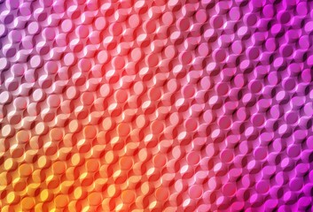 Fototapeta premium Light Pink, Yellow vector template with circles.