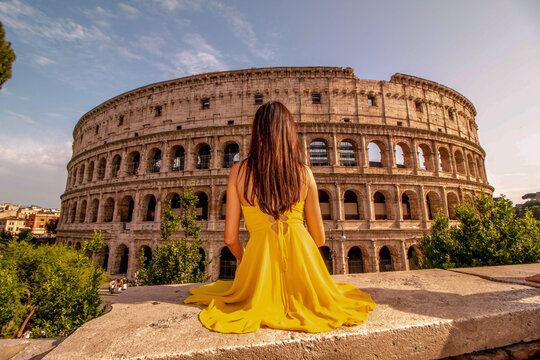 Girl At The Coliseum 