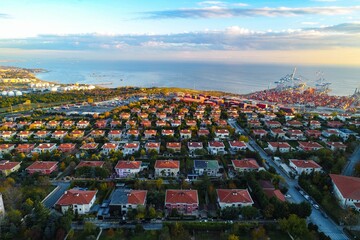 sunset ariel ıstanbul 