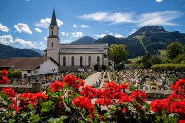 Friedhof und Kirche