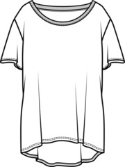 Colored flat sketch blouse designs.