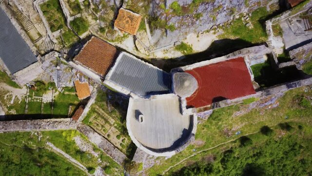 Ancient medieval Castle of Beynac stands on a top of a hill