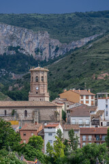 Fototapeta na wymiar Church of Viguera, Spain