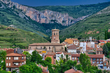 Fototapeta na wymiar Town of Viguera, Spain