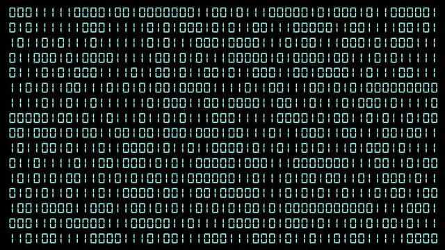 Technical environment programming, binary code in the future. Modern technology hex code concept. Digital abstract background.