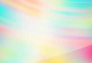 Light Multicolor vector blurred shine abstract texture.
