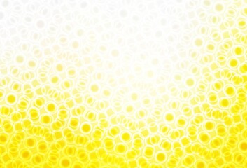 Light Yellow vector layout with circle shapes.