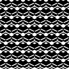 Seamless pattern. Folk motif. Rhombuses, parallelograms, figures ornament. Ethnic wallpaper. Simple shapes background. Geometric backdrop. Digital paper, textile print, web design, abstract. Vector